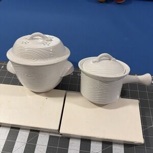 Temptations By Tara Woodland Set Of (3) Quick Cookers Egg Maker Bundt Vegetable